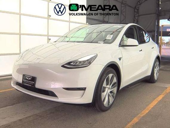 TESLA MODEL Y 2021 5YJYGDEE0MF063567 image